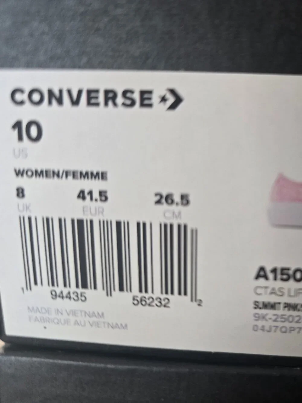 Converse - Women's Chuck Taylor All Star Lace Low Top Shoes (A15006C) Pink SZ 10 - Picture 9 of 12